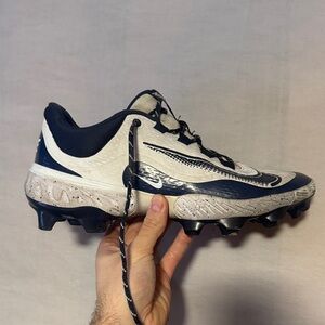 Nike baseball modded turf - Navy & White cleats